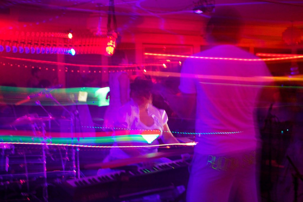 Live-electronic at the Dance Flurry, Saratoga Springs NY, 2015. Photo by Ryan Carollo.